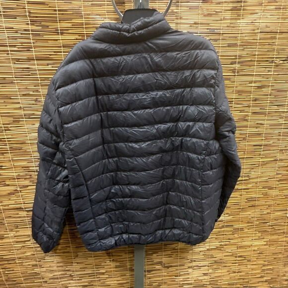 Club Room Mens Puffer Jacket Coat 2XL Black Solid - Picture 3 of 3